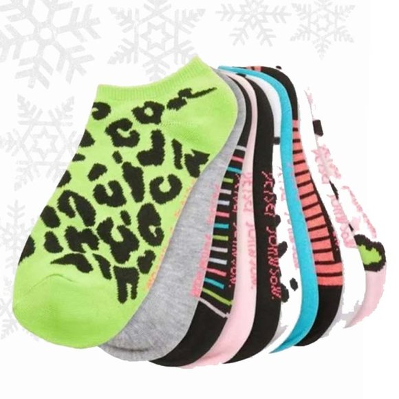 Betsey Johnson Wild Times Lowcut Ten Pack Multi, 10 Pairs - Picture 1 of 6